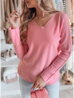 Dámská halenka s dlouhým rukávem SOFTIL růžová FashionStreet MY2444