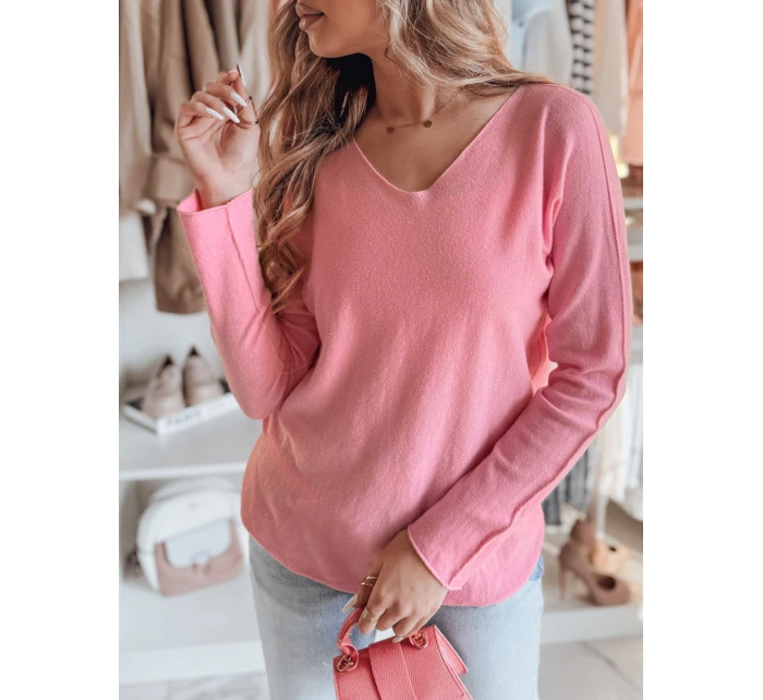 Dámská halenka s dlouhým rukávem SOFTIL růžová FashionStreet MY2444