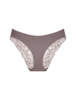 Dámské kalhotky Body Make-Up Illusion Lace Highleg Tai - GRAY - šedé 3091 - TRIUMPH