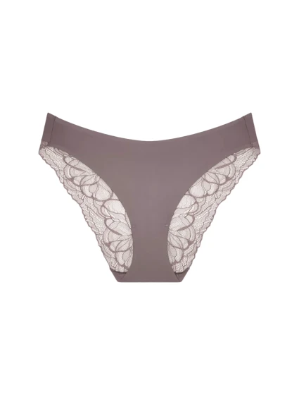 Dámské kalhotky Body Make-Up Illusion Lace Highleg Tai - GRAY - šedé 3091 - TRIUMPH Dámské kalhotky Body Make-Up Illusion Lace Highleg Tai - GRAY - šedé 3091 - TRIUMPH