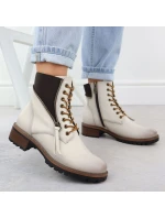 Dámské boty bagger beige Vinceza 26-58559 dámské