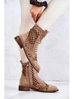 kožené boty Camel model 21574545 - Zazoo