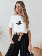 Dámské tričko BRILD ecru FashionStreet RY2529 Dámské tričko BRILD ecru FashionStreet RY2529