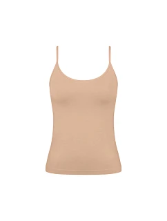 Dámské tílko GO Sense Spaghetti Top - BROWN - béžové 1195 - SLOGGI