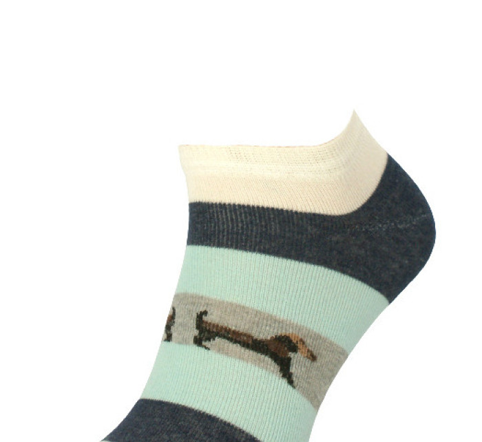 Dámské vzorované ponožky Bratex 0242