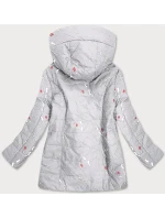Dámská vzorovaná šedá bunda model 14975005 - ROSSE LINE