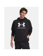 Mikina Under Armour Rival Fleece Logo Hoodie - černá/bílá