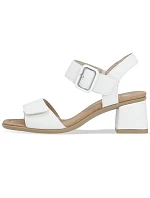 Dámské kožené sandály Remonte by Rieker D1K51-80 v bílé barvě