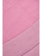 Šaty s kapucí a bočním rozparkem tmavě růžové Šaty s kapucí a bočním rozparkem tmavě růžové