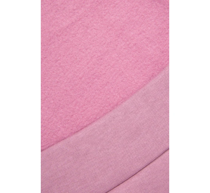 Šaty s kapucí a bočním rozparkem tmavě růžové Šaty s kapucí a bočním rozparkem tmavě růžové