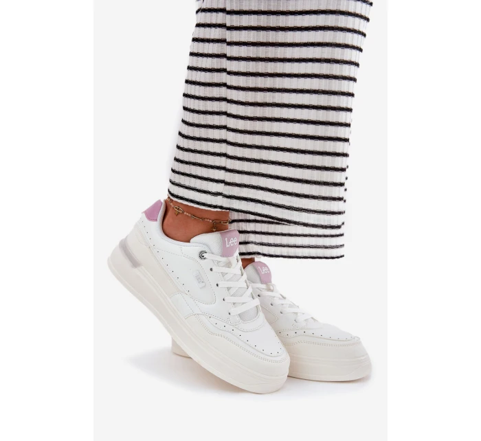 Dámské Tenisky Na Platformě LEE EMMA WOMEN LOW 50251014.00L Bílé