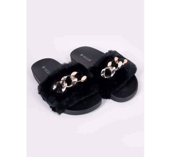 Yoclub Dámské sandály Slide OKL-0072K-3400 Black
