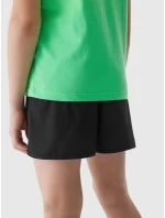 Chlapecké plážové šortky 4F - černé Chlapecké plážové šortky 4F - černé