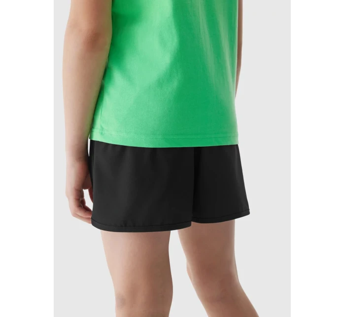 Chlapecké plážové šortky 4F - černé Chlapecké plážové šortky 4F - černé