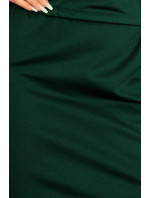 Šaty s límečkem Numoco AGATA - zelené