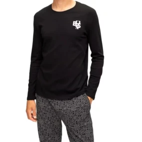 Pánské pyžamo model 20958411 černobílé  Boss - Hugo