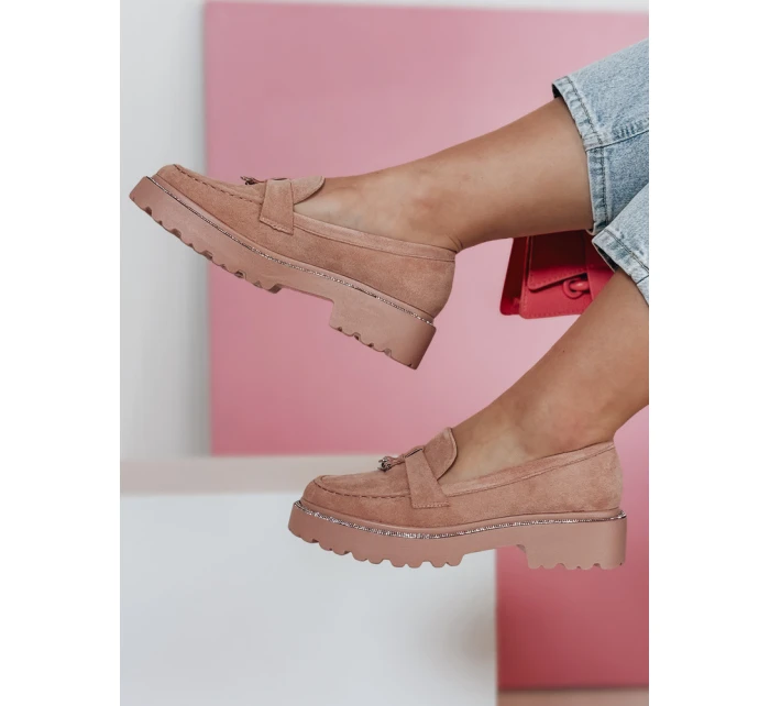 Dámské mokasíny LOAFELIA pink FashionStreet ZY0601