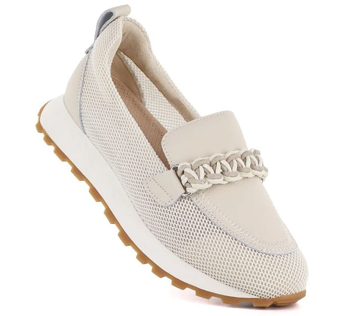 Ploché zateplené boty W model 22096534 beige - Potocki