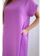 Šaty s kapsami světlý model 21951815 - K-Fashion