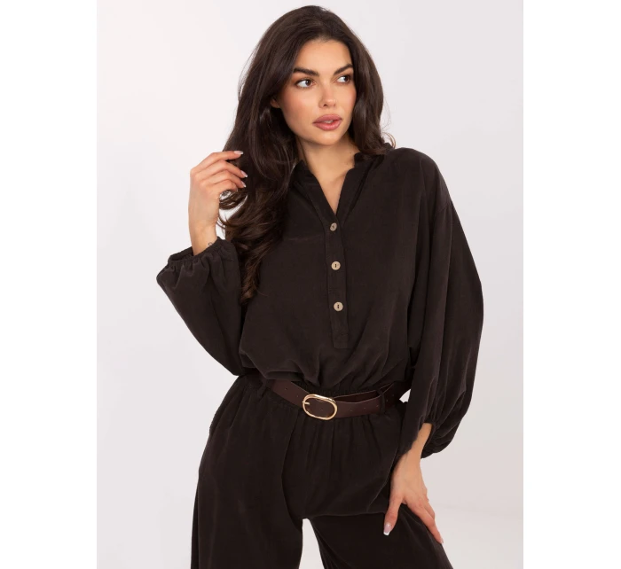 Koszula IT KS model 21722865 ciemny brązowy - FPrice