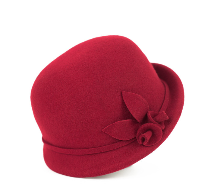Dámský klobouk cz21816 tm. červená - Art of polo