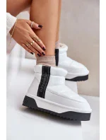 Nízké sněhule na silné podrážce D.Franklin DFSH371011 Bílé Nízké sněhule na silné podrážce D.Franklin DFSH371011 Bílé