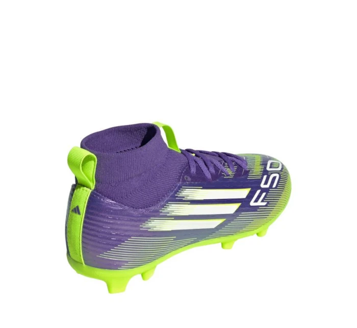 Dětské fotbal kopačky F50 Club TF Mid Jr model 21798493 Fialová se zelenou - ADIDAS Dětské fotbal kopačky F50 Club TF Mid Jr model 21798493 Fialová se zelenou - ADIDAS