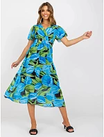 Letní šaty DHJ SK model 22317462 modré - FPrice Letní šaty DHJ SK model 22317462 modré - FPrice