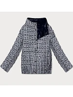 Lekko ocieplana dwustronna kurtka do bioder Goodlookin granatowa (P21-7213/7212-99)