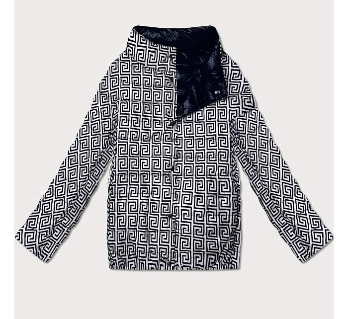 Lekko ocieplana dwustronna kurtka do bioder Goodlookin granatowa (P21-7213/7212-99)