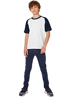 B&C /kids Dětské raglánové kontrastní tričko white/navy model 22490142 B&C /kids Dětské raglánové kontrastní tričko white/navy model 22490142