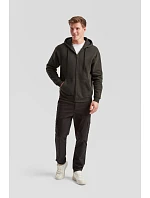Fruit of the Loom Premium Hooded Sweat Jacket Mikina s kapucí 16.2034 charcoal Fruit of the Loom Premium Hooded Sweat Jacket Mikina s kapucí 16.2034 charcoal