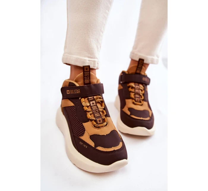 Dámská sportovní obuv Memory Foam System Big Star KK274404 Hněde
