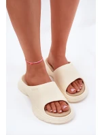 Dámské Pěnové Sandály Big Star model 21695296 Béžové - Big Star Shoes Dámské Pěnové Sandály Big Star model 21695296 Béžové - Big Star Shoes