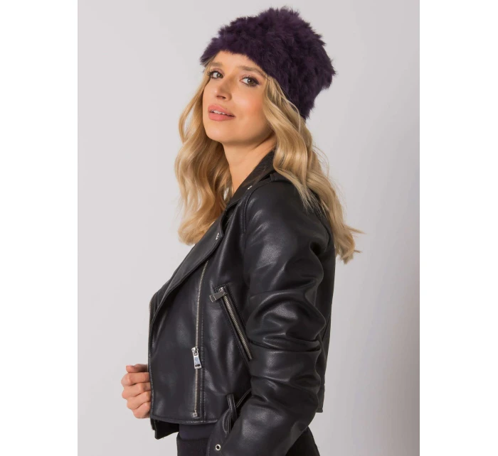 Dámská čepice AT CZ 16801 cap.38 tmavě fialová