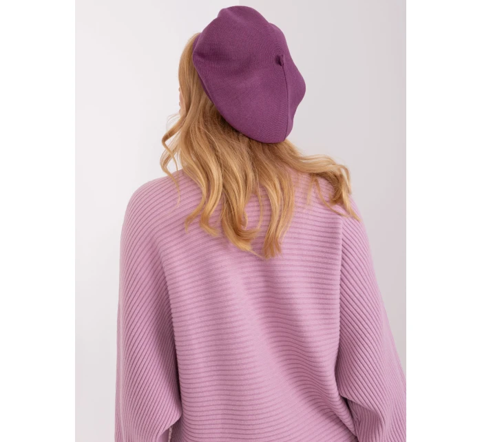 Czapka AT CZ model 18949111 fioletowy - FPrice Czapka AT CZ model 18949111 fioletowy - FPrice