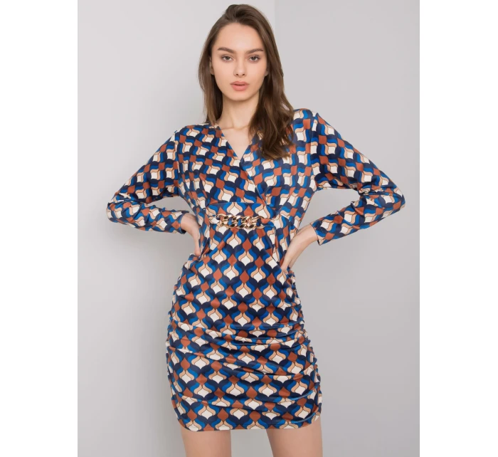 Šaty DHJ SK 12695.26P tmavě modrá