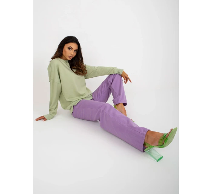 Dámská mikina MA BL  světle zelená  model 18265611 - FPrice