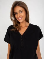 Bluzka RV BZ model 18547056 czarny - FPrice Bluzka RV BZ model 18547056 czarny - FPrice