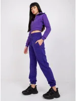 Tepláky RV DR 7460.11 tmavě fialová