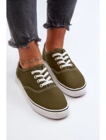 Klasické dámské tenisky Tenisky tmavě zelené Olvali Klasické dámské tenisky Tenisky tmavě zelené Olvali