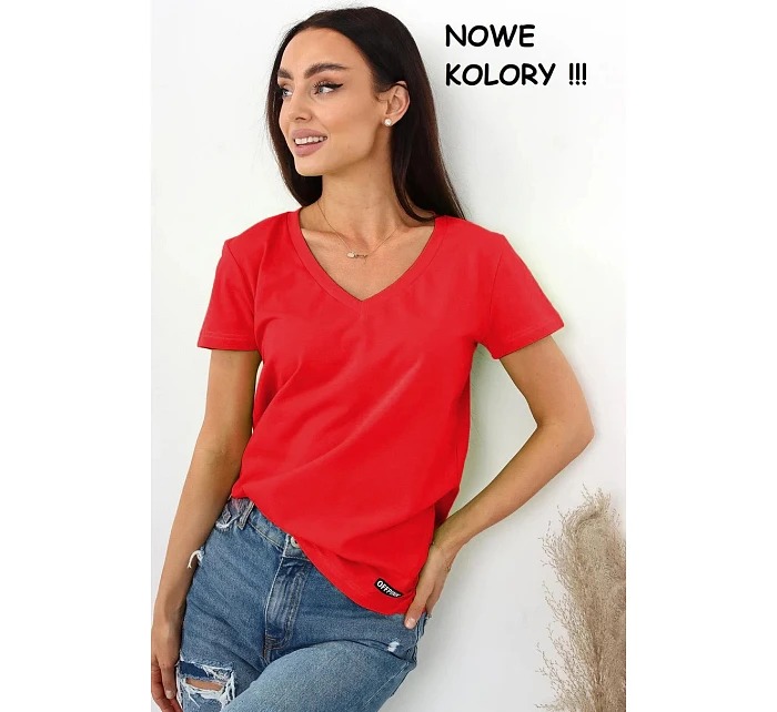 Dámské tričko Serek s krátkým rukávem hnědé - Off Pink