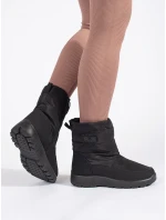 Pohodlné dámské sněhule černé bez podpatku Pohodlné dámské sněhule černé bez podpatku