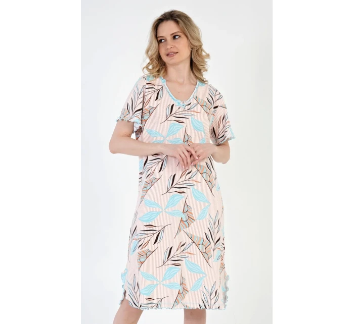 Dámská noční košile s krátkým rukávem Melissa Dámská noční košile s krátkým rukávem Melissa