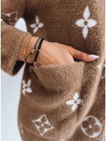 Dámská bunda z alpaky FORTY světle hnědá FashionStreet NY0601