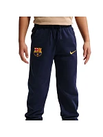 Dětské kalhoty FC Barcelona Club tmavě modré model 22282078 - NIKE Dětské kalhoty FC Barcelona Club tmavě modré model 22282078 - NIKE