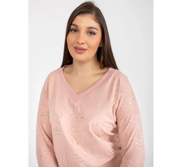 Halenka RV BZ model 18385498 světle růžová - FPrice