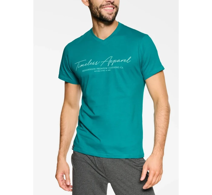 Pyžamo Pulse 39738-66X Tyrkysová-grafitová - Henderson