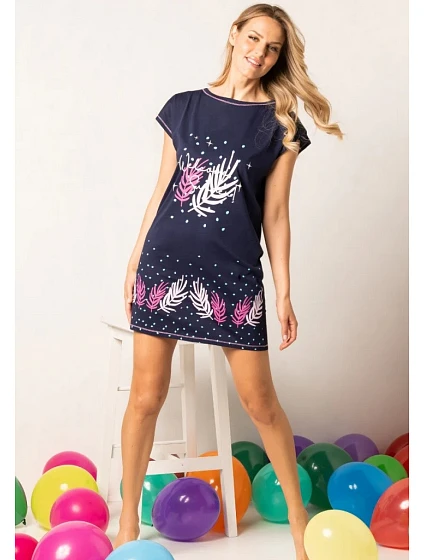 Dámská noční košile Siélei model 22093022 - SIELEI Dámská noční košile Siélei model 22093022 - SIELEI