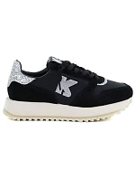 Černá sportovní polobotka Kobbo na platformě 100103